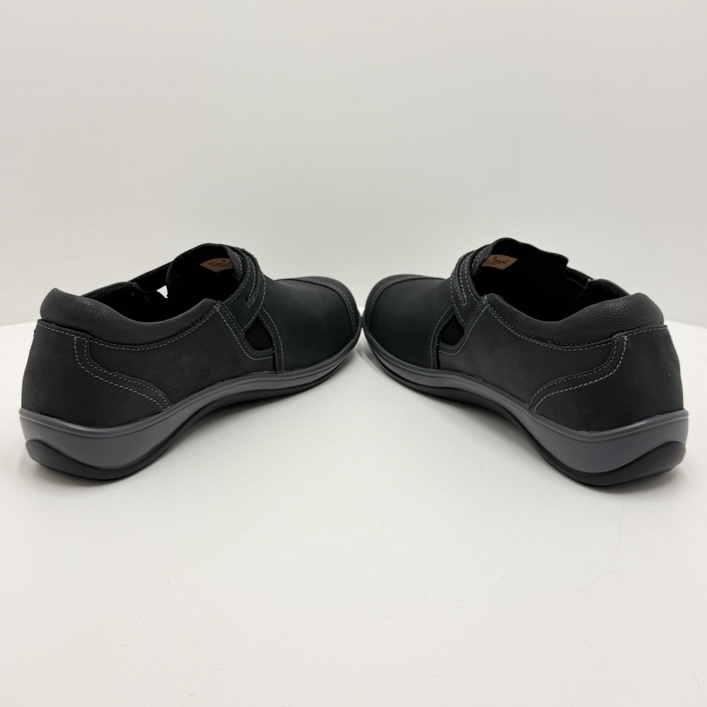 Orthofeet Solerno 813 Women's 9 D Wide Black Leather Orthopedic Comfort Shoes - Picture 6 of 11